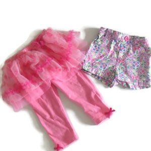 Tutu Pants & Butterfly Flower Shorts